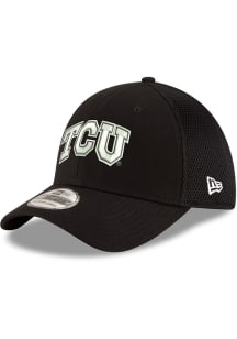 New Era TCU Horned Frogs Mens Black Team Neo 39THIRTY Flex Hat