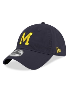 New Era Michigan Wolverines Retro Core Classic 9TWENTY Adjustable Hat - Navy Blue