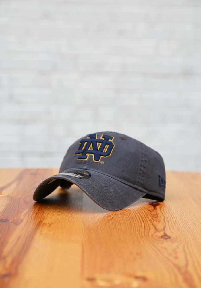 New Era Notre Dame Fighting Irish Core Classic 9TWENTY Adjustable Hat - Grey