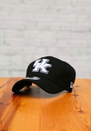New Era Kentucky Wildcats Mens Black White Logo Neo 39THIRTY Flex Hat