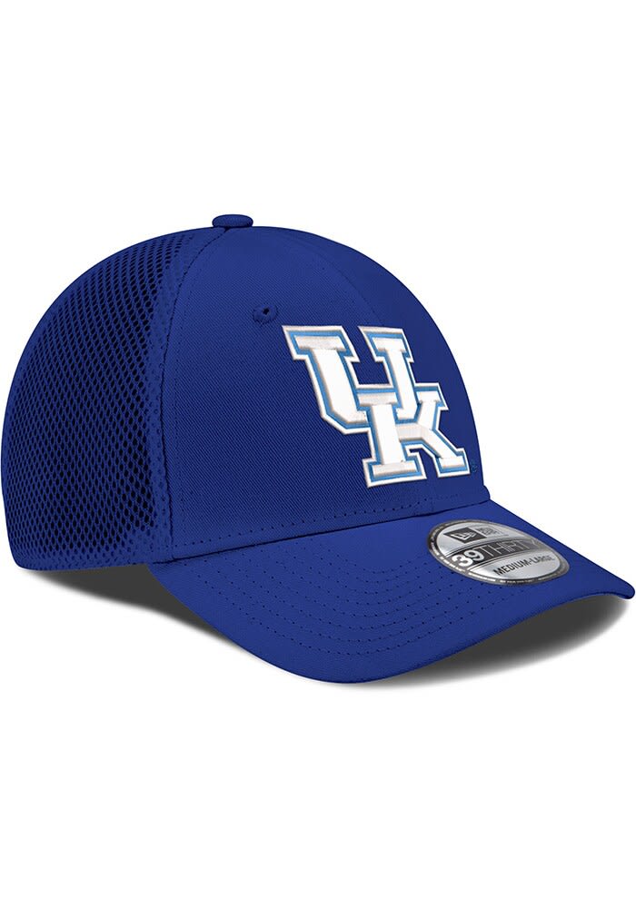 New Era Kentucky Wildcats Mens Blue Team Neo 39THIRTY Classic Flex Hat