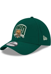 New Era Ohio Bobcats Mens Green Team Classic 39THIRTY Flex Hat