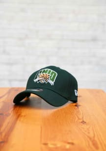 New Era Ohio Bobcats Mens Green Team Classic 39THIRTY Flex Hat