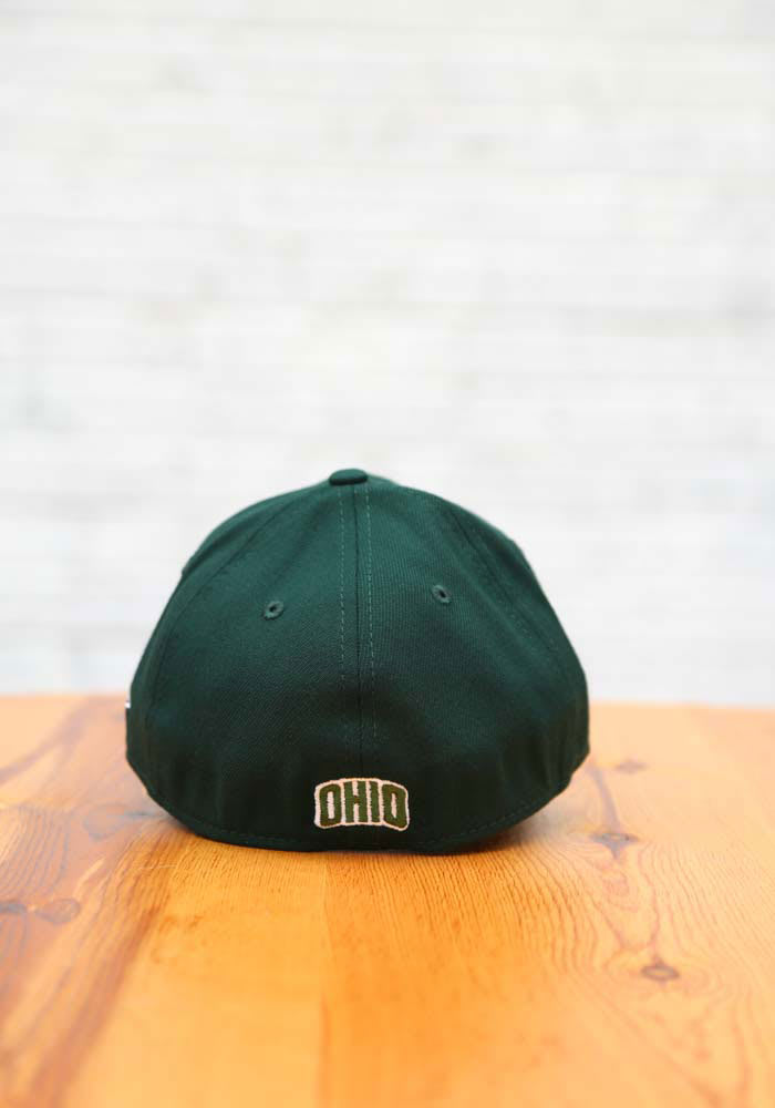 New Era Ohio Bobcats Mens Green Team Classic 39THIRTY Flex Hat