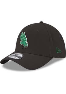 New Era North Texas Mean Green Mens Black Team Classic 39THIRTY Flex Hat