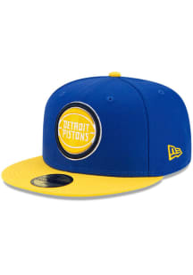 New Era Detroit Pistons Mens Blue ASG Color Pack 59FIFTY Fitted Hat