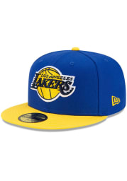 New Era Los Angeles Lakers Mens Blue ASG Color Pack 59FIFTY Fitted Hat