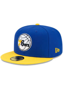 New Era Philadelphia 76ers Mens Blue ASG Color Pack 59FIFTY Fitted Hat
