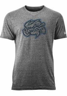 New Era Omaha Storm Chasers Grey Pop Outline Short Sleeve T Shirt