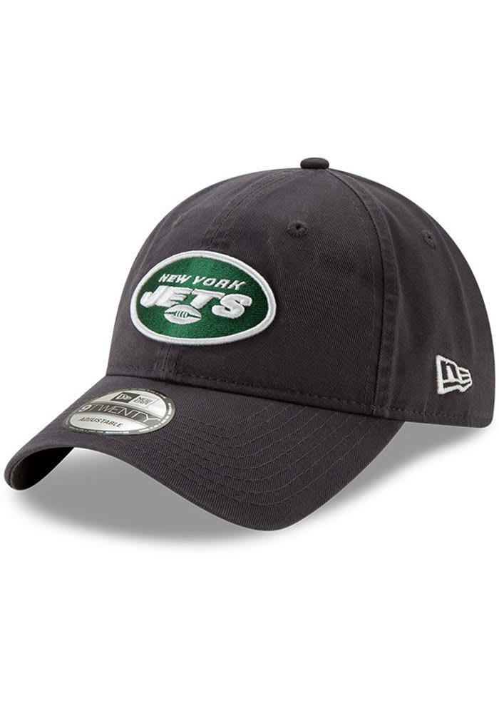 New Era New York Jets Core Classic 9TWENTY Adjustable Hat - Grey