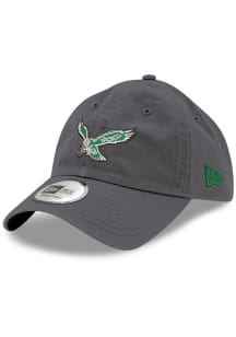 New Era Philadelphia Eagles Retro Casual Classic Adjustable Hat - Graphite