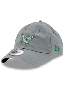 New Era Philadelphia Eagles Retro Casual Classic Adjustable Hat - Grey