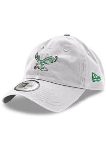 New Era Philadelphia Eagles Retro Casual Classic Adjustable Hat - White