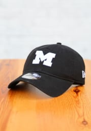 New Era Michigan Wolverines Core Classic 9TWENTY Adjustable Hat - Black