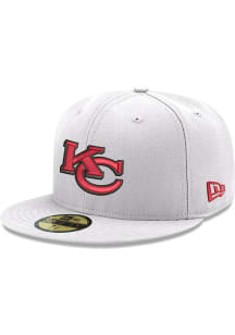 New Era Kansas City Chiefs Mens White Elemental 59FIFTY Fitted Hat