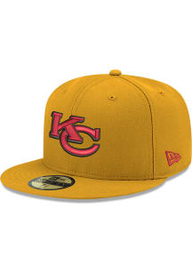 New Era Kansas City Chiefs Mens Gold Elemental 59FIFTY Fitted Hat