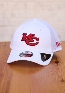 New Era Kansas City Chiefs Mens White Elemental Neo 39THIRTY Flex Hat
