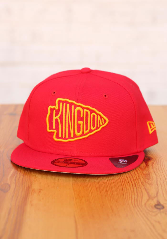 New Era Kansas City Chiefs Mens Red Kingdom 59FIFTY Fitted Hat
