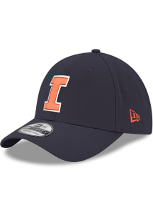 New Era Illinois Fighting Illini Mens Navy Blue Team Classic 39THIRTY Flex Hat