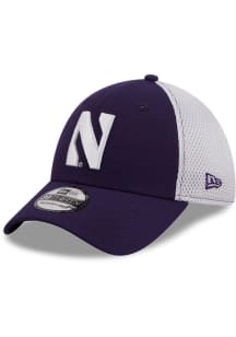 New Era Northwestern Wildcats Mens Purple Team Neo 39THIRTY Iconic Flex Hat