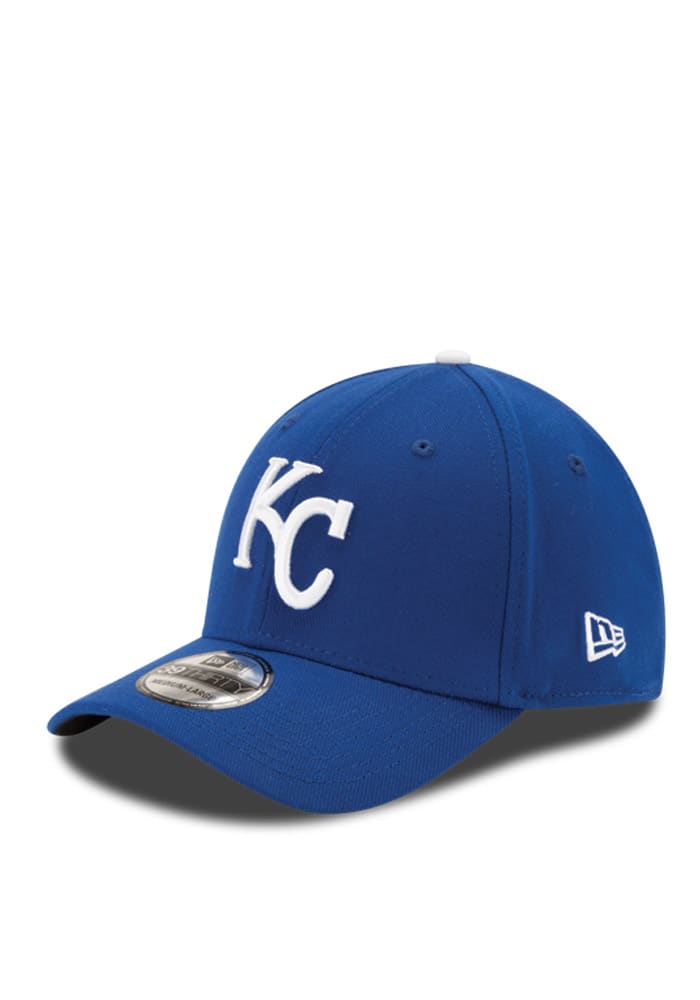 Kansas City KC Royals Hat Cap New Era 39THIRTY L/XL Crown blue light blue