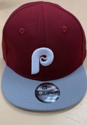 New Era Philadelphia Phillies Baby Cooperstown My 1st 9FIFTY Adjustable Hat - Maroon