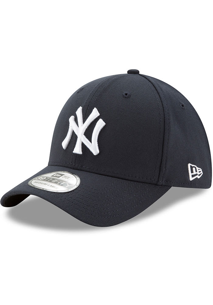 New Era New York Yankees Mens Navy Blue Game Team Classic Flex Hat