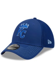 New Era Kansas City Royals Mens Blue Crown Team Neo 39THIRTY Flex Hat
