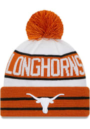 New Era Texas Longhorns Burnt Orange Fan Fave Cuff Mens Knit Hat