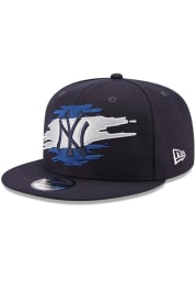 New Era New York Yankees Navy Blue Logo Tear 9FIFTY Mens Snapback Hat