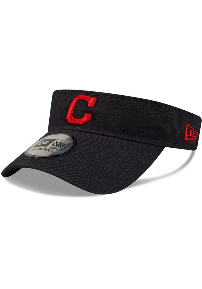 New Era Cleveland Indians Navy Ligature 59FIFTY Fitted Hat