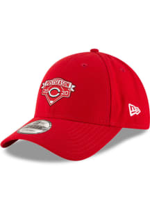 New Era Cincinnati Reds 2020 Postseason Locker Room 9FORTY Adjustable Hat - Red