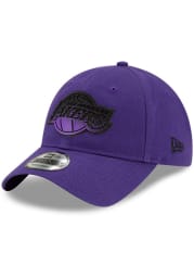 New Era Los Angeles Lakers NBA Back Half 9TWENTY Adjustable Hat - Purple