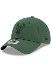 New Era Milwaukee Bucks NBA Back Half 9TWENTY Adjustable Hat - Green
