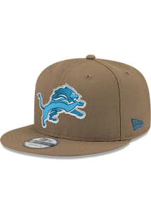 New Era Detroit Lions Khaki 9FIFTY Mens Snapback Hat