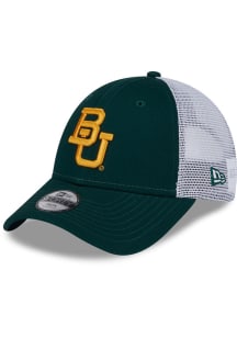 New Era Baylor Bears Green Evergreen Trucker JR 9FORTY Youth Adjustable Hat