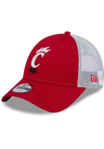 Cincinnati Bearcats New Era Evergreen Trucker JR 9FORTY Youth Adjustable Hat - Red