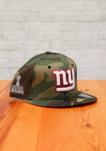 New Era New York Giants Mens Green Super Bowl Side Patch 59FIFTY Fitted Hat