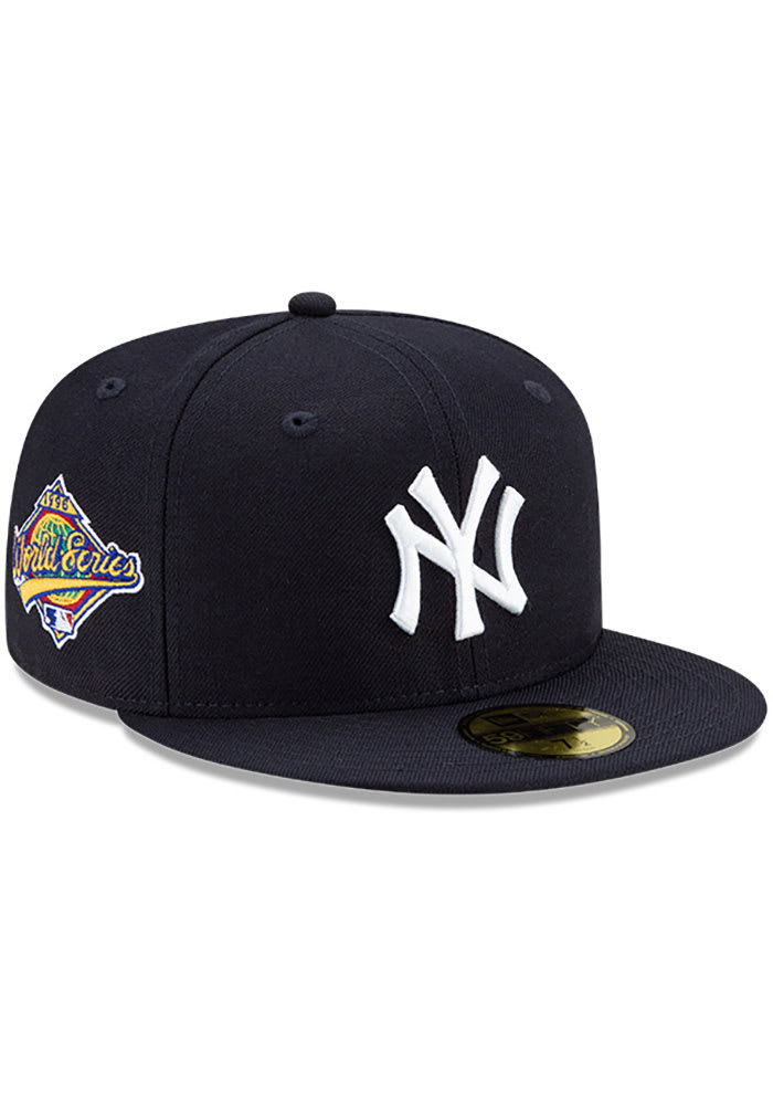 Men's New York Yankees New Era Navy 2000 World Series Wool 59FIFTY Team  Fitted Hat