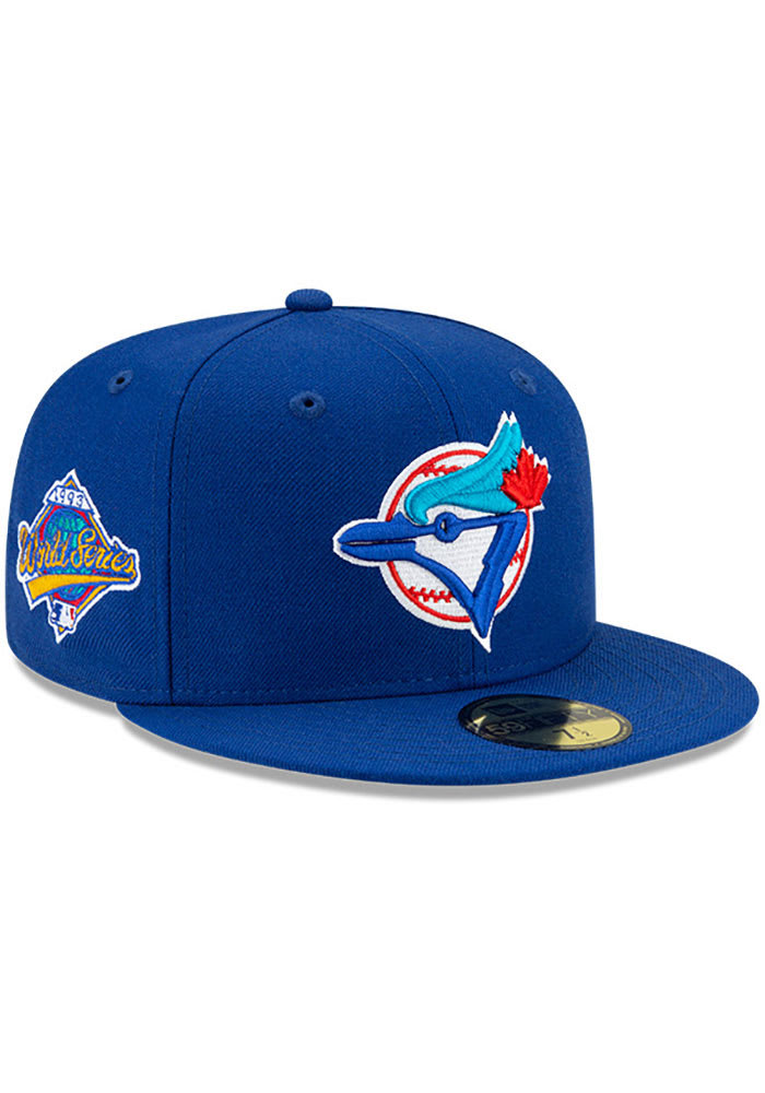 New Era Toronto Blue Jays Mens Blue Side Patch Paisley UV 59FIFTY Fitted Hat