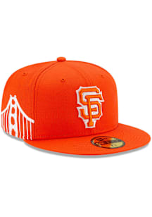 New Era San Francisco Giants Mens Orange 2021 City Connect 59FIFTY Fitted Hat