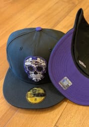 New Era Baltimore Ravens Mens Black Sugar Skull 59FIFTY Fitted Hat
