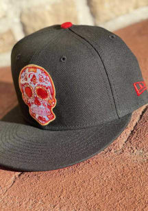 New Era Tampa Bay Buccaneers Mens Black Sugar Skull Red UV GCP 59FIFTY Fitted Hat