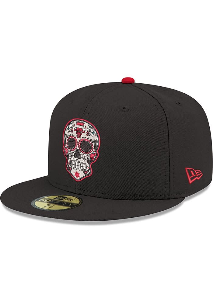 Chicago Bulls Mens 5950 CHIBUL BLACK BLACK New Era Fitted