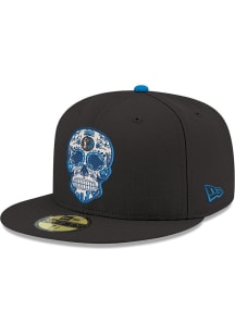 New Era Dallas Mavericks Mens Black 5950 DALMAV BLACK TRUE PURPLE Fitted Hat