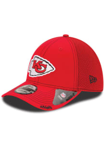 New Era Kansas City Chiefs Mens Red Team Neo 39THIRTY Flex Hat