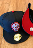 Philadelphia Phillies Mens Sugar Skull 59FIFTY BLACK New Era