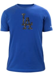 New Era Los Angeles Dodgers Blue Paisley Short Sleeve T Shirt