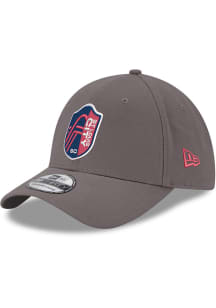 New Era St Louis City SC Mens Grey St. Louis City SC 39THIRTY Flex Hat