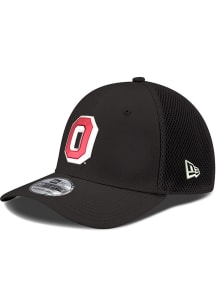 New Era Ohio State Buckeyes Mens Black NEO 39THIRTY Flex Hat